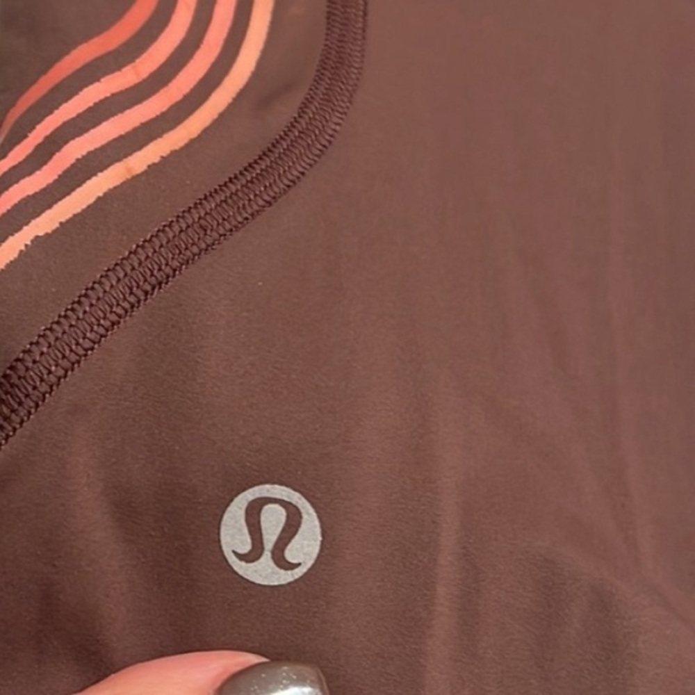 Lululemon Speed Light Tight Cherry Cola/Coral Kiss 🤎 - Picture 7 of 7